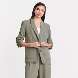 NWT Versa Crepe Drape Oversized Blazer